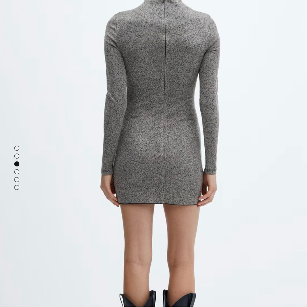 Mango Zip Knitted dress - Picture 3 of 8